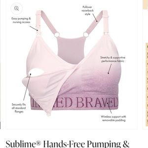 NWOT Kindred Bravely Sublime® Hands-Free Pumping & Nursing Sports Bra